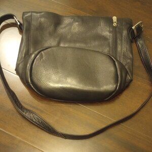 Piel Genuine Leather Bucket Bag